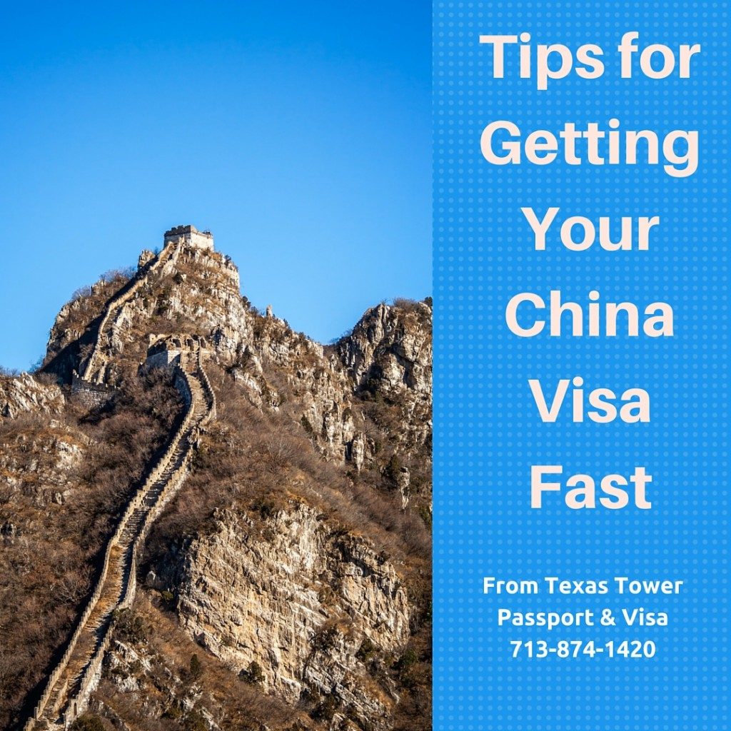 Tips for Getting Your China Visa Fast