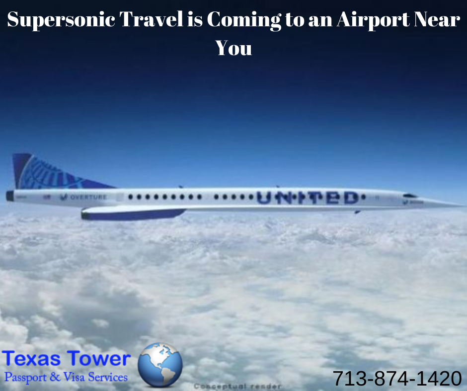 Supersonic Travel Is Coming To An Airport Near You Texas Tower 24 Hour Passport And Visa