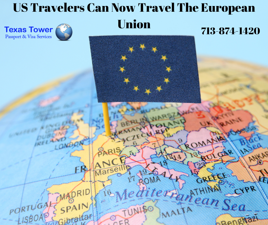 travel to european union from us